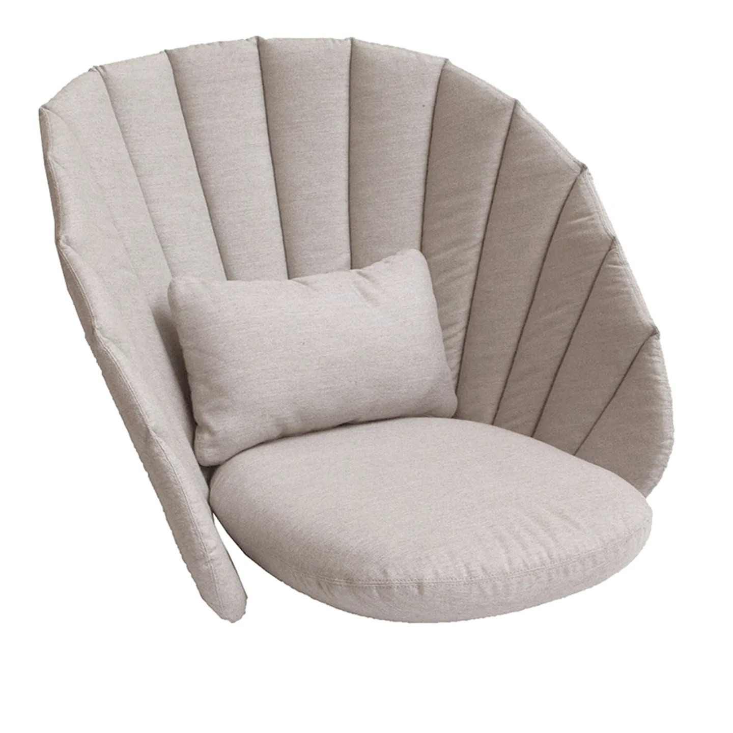 Cane-Line - Peacock lounge chair cushion set – Sand - Dynor och kuddar - Beige