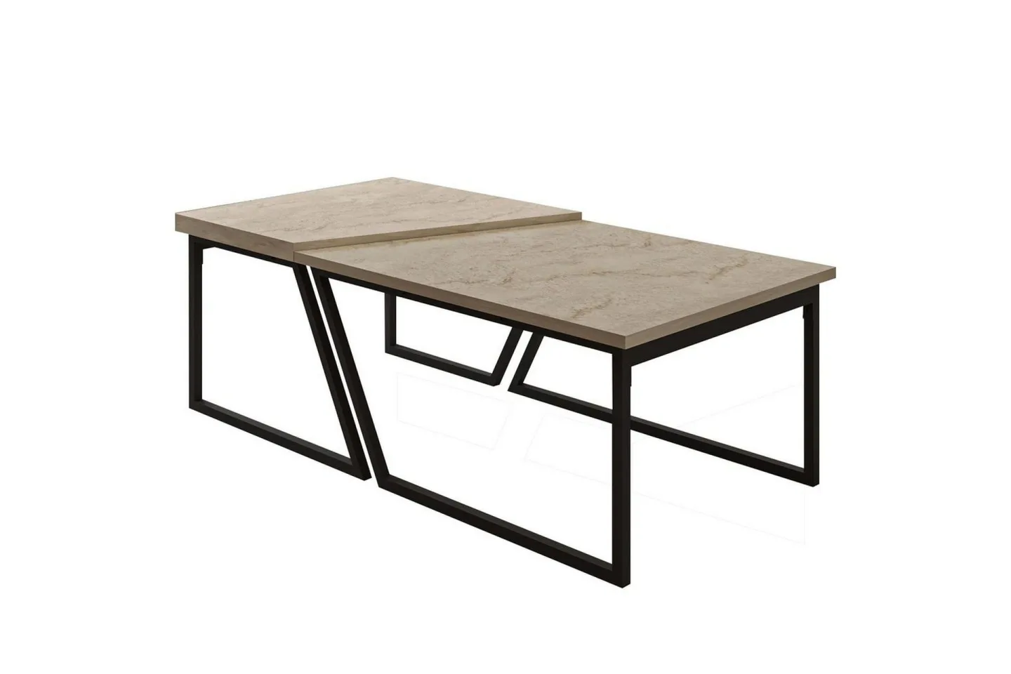 Bulskoll Soffbord 120 cm - Travertine