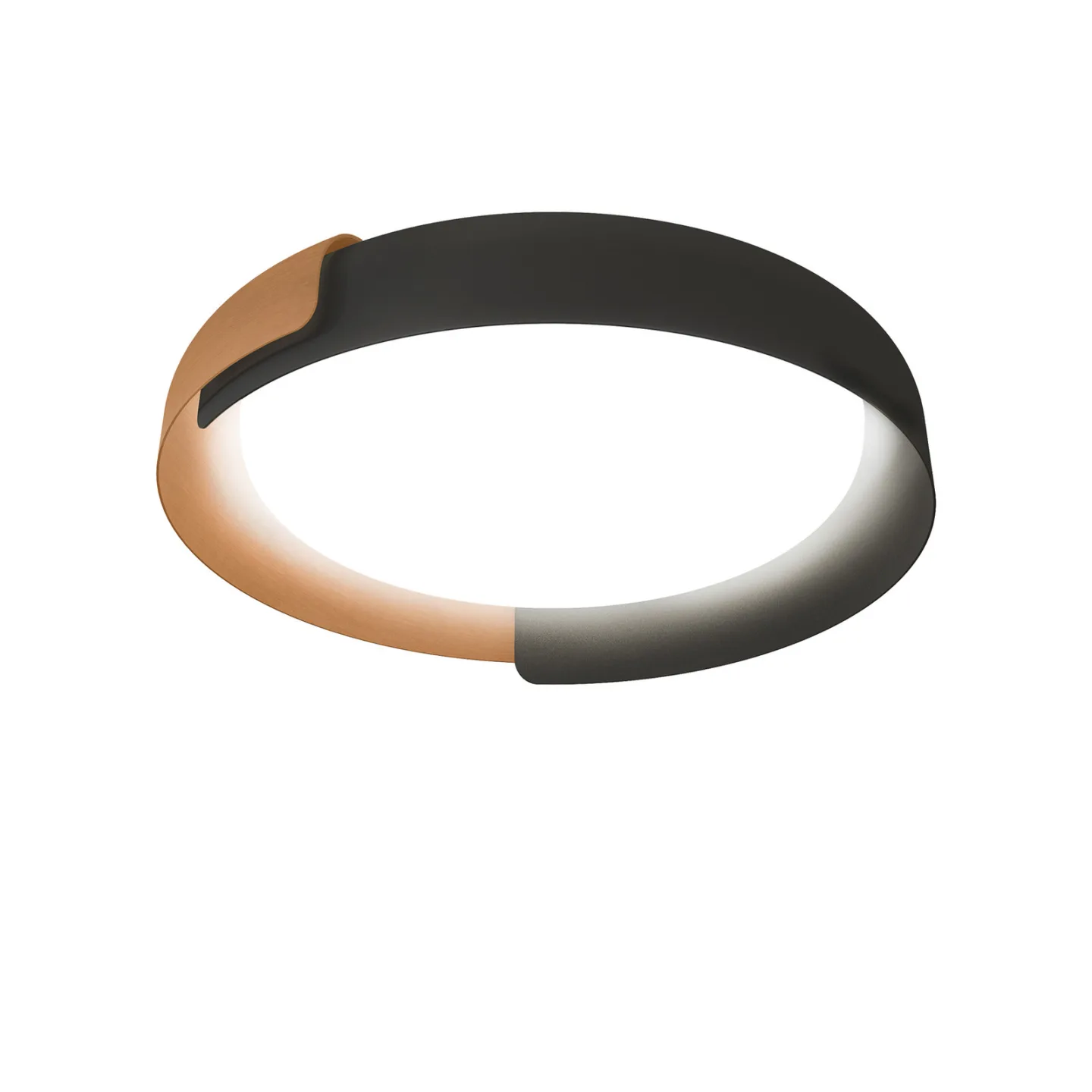 Dala Taklampe Dark Grey/Copper - KDLN - Stue - Design - Metall - Rund
