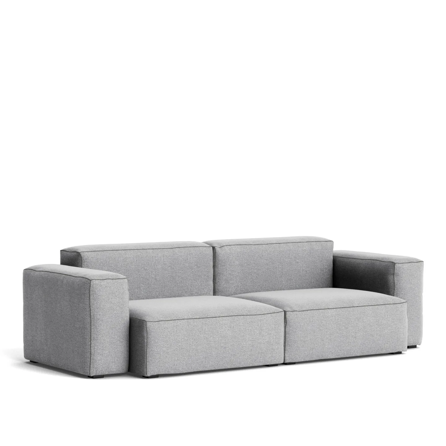 HAY - Mags Soft Low 2,5 Seater Combination 1 - Dark Grey Stitching - Cat.4 - Hallingdal 65 130 - Soffor