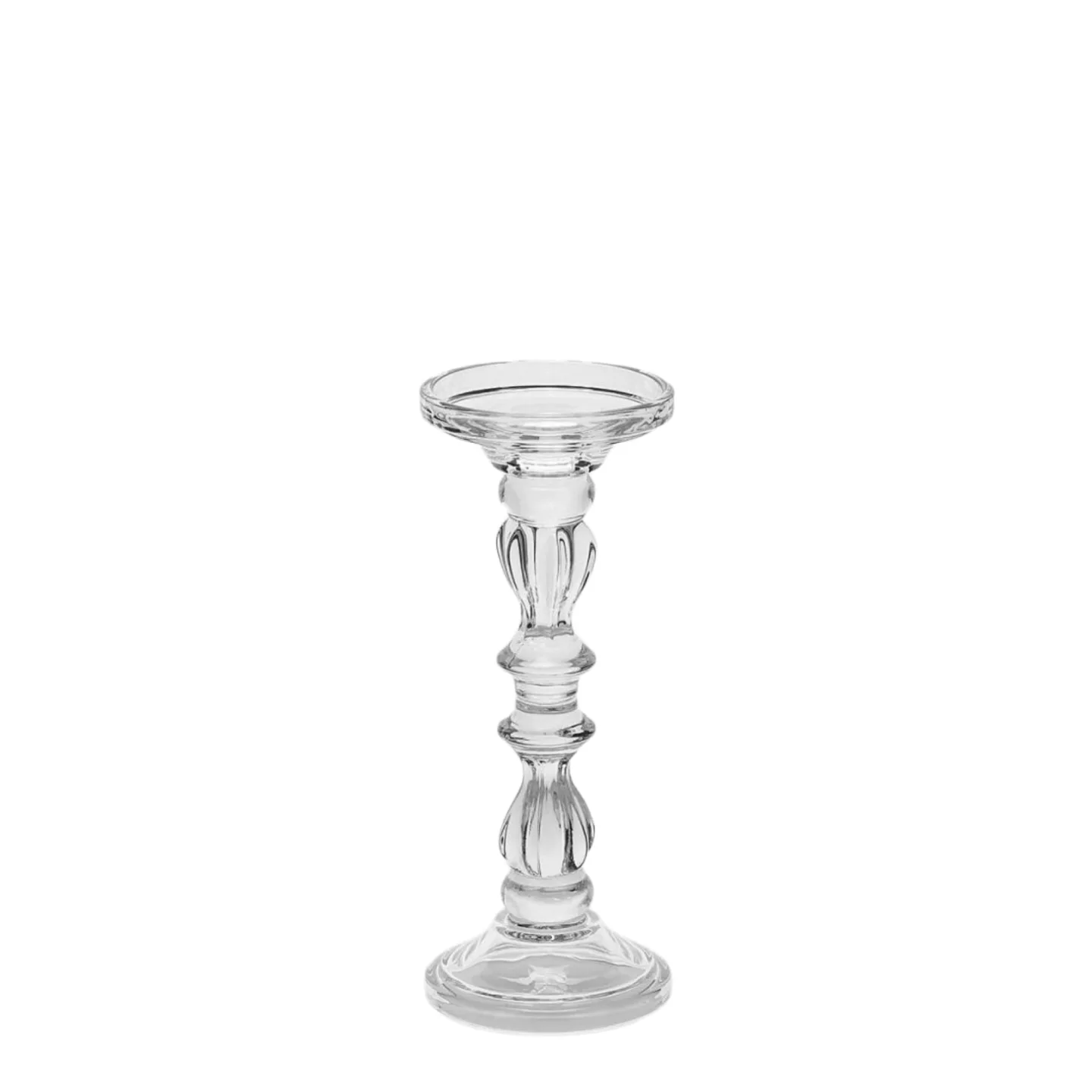 Edg Kerzenständer Kristallglas H: 25 cm | Schubiger Möbel