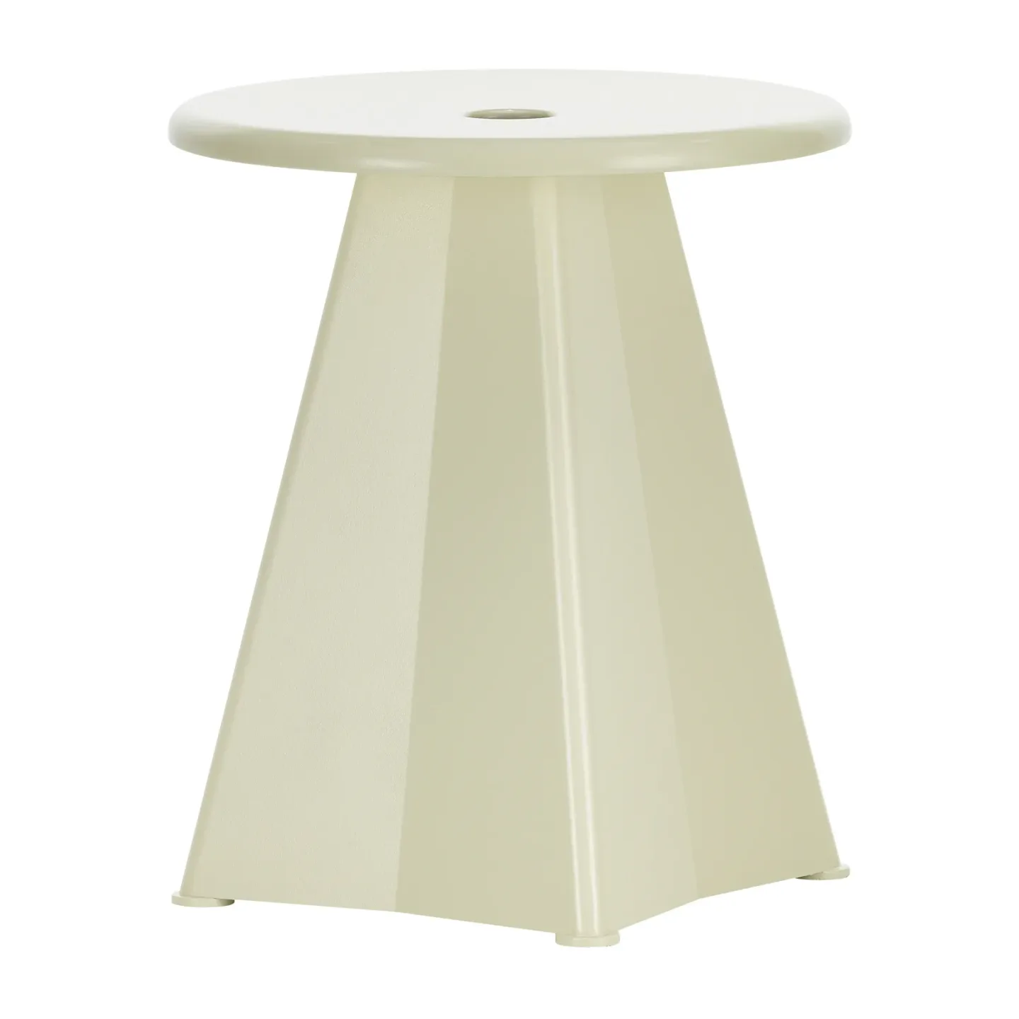 Vitra Tabouret Métallique pall Blanc colombe (beige)
