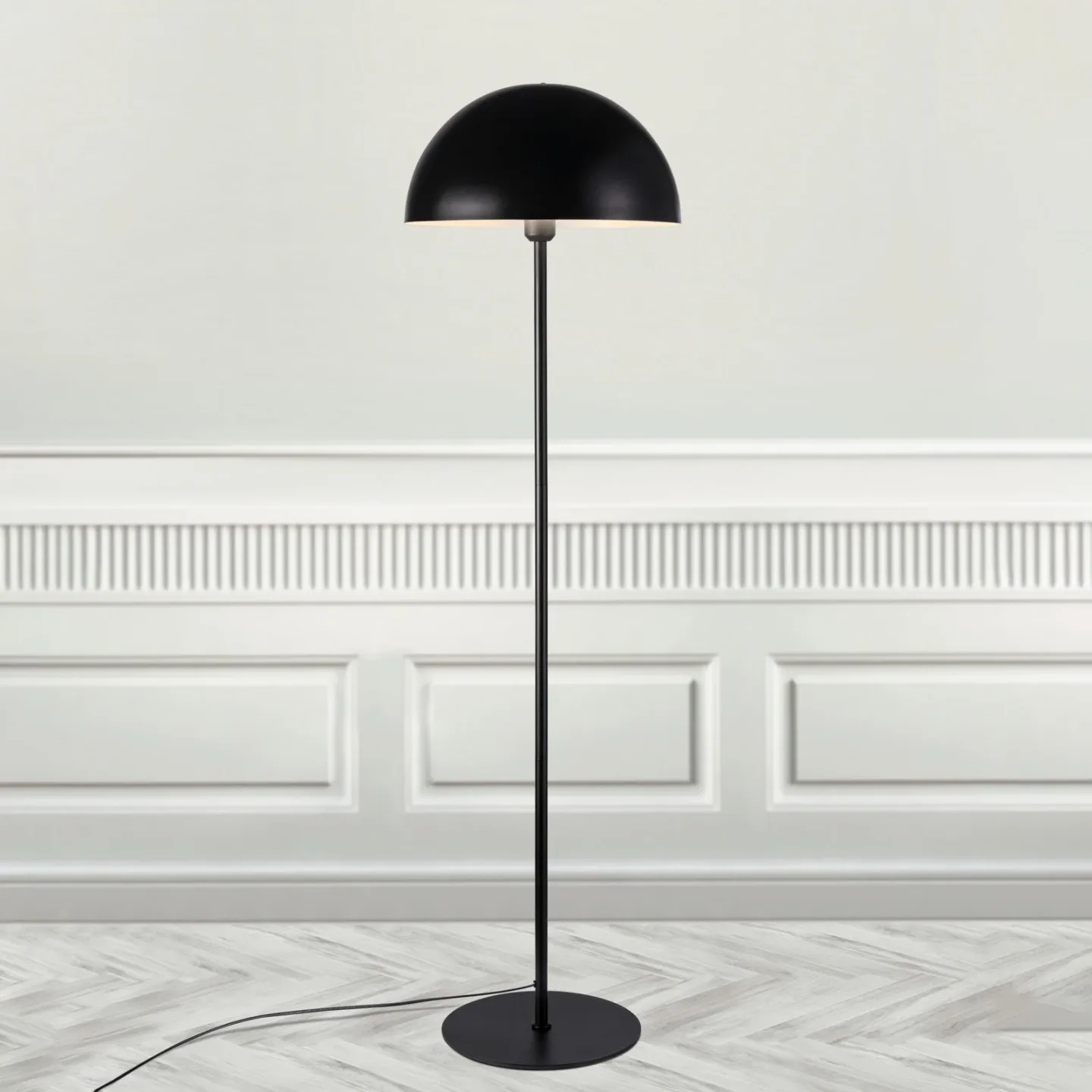 Ellen 40 Golvlampa Black - Nordlux - Vardagsrum - Skandinavisk - Metall - Med lampskärm