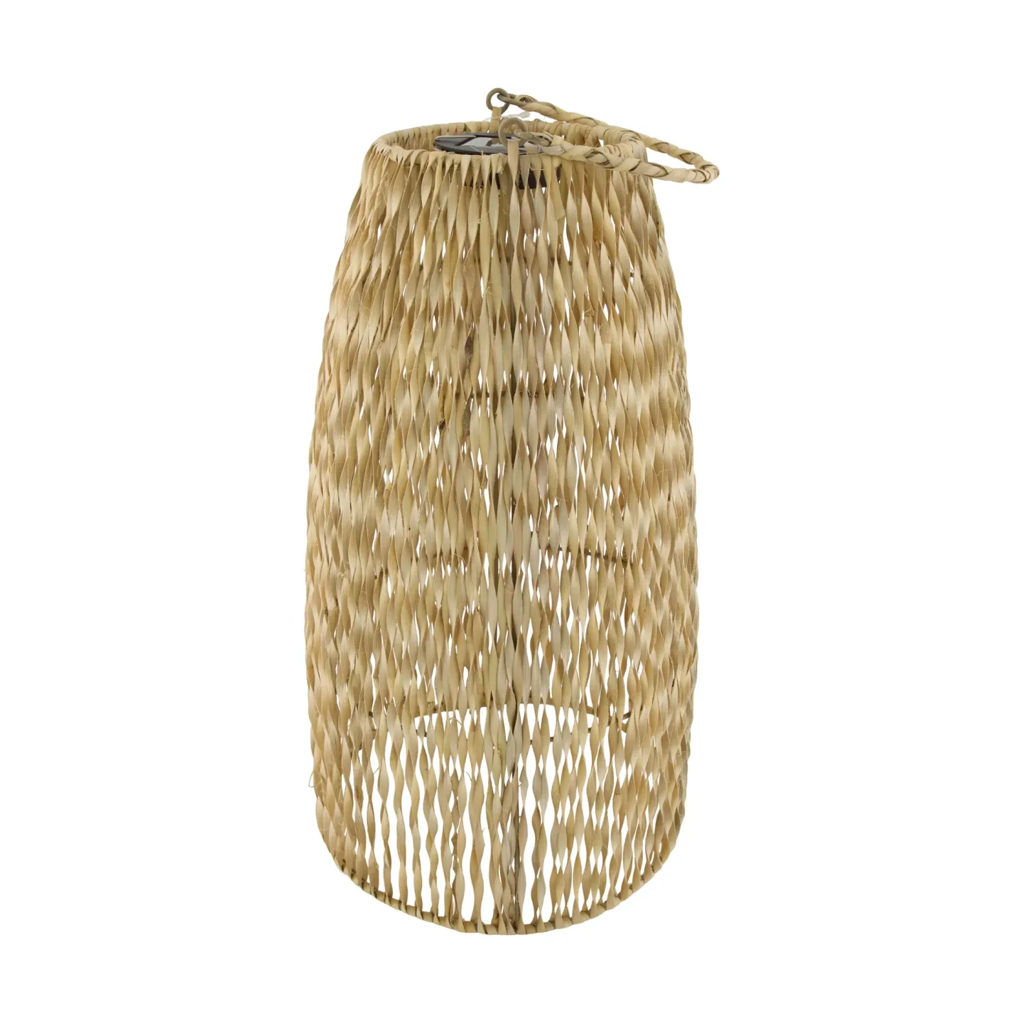 Decofinder Laterne Rattan, Natur-Schwarz | Schubiger Möbel