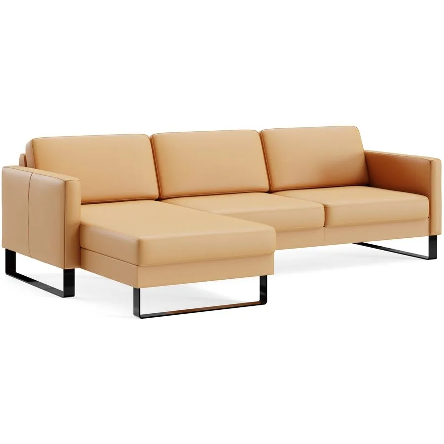 Ecksofa Devin Leder honig B 247 T 157 cm - Möbel Konfigurator: Traummöbel individuell zusammenstellen