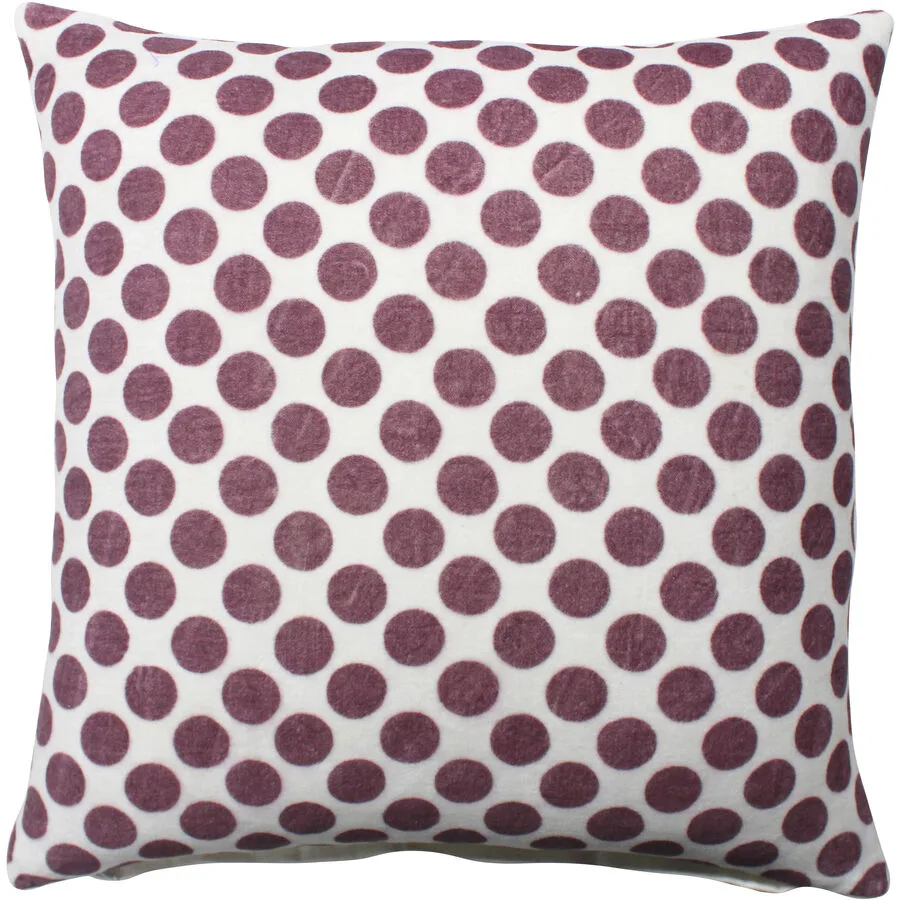 Zierkissenbezug Alura rosé/braun Baumwolle B 45 T 45 cm