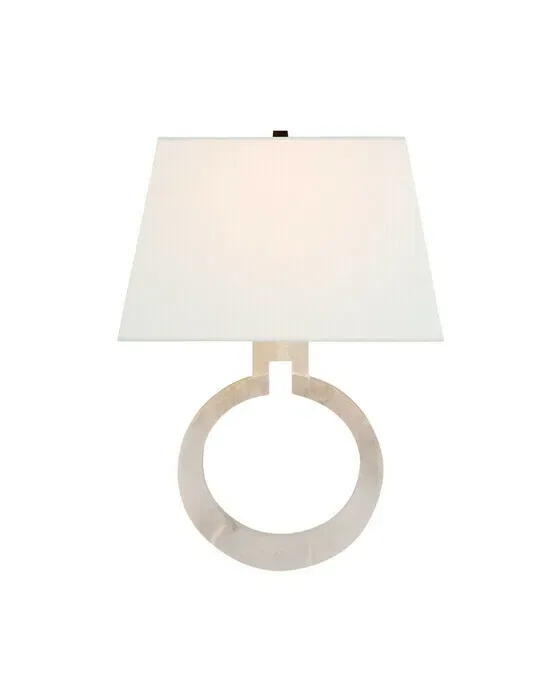 Ring Form Wall Sconce Alabaster L