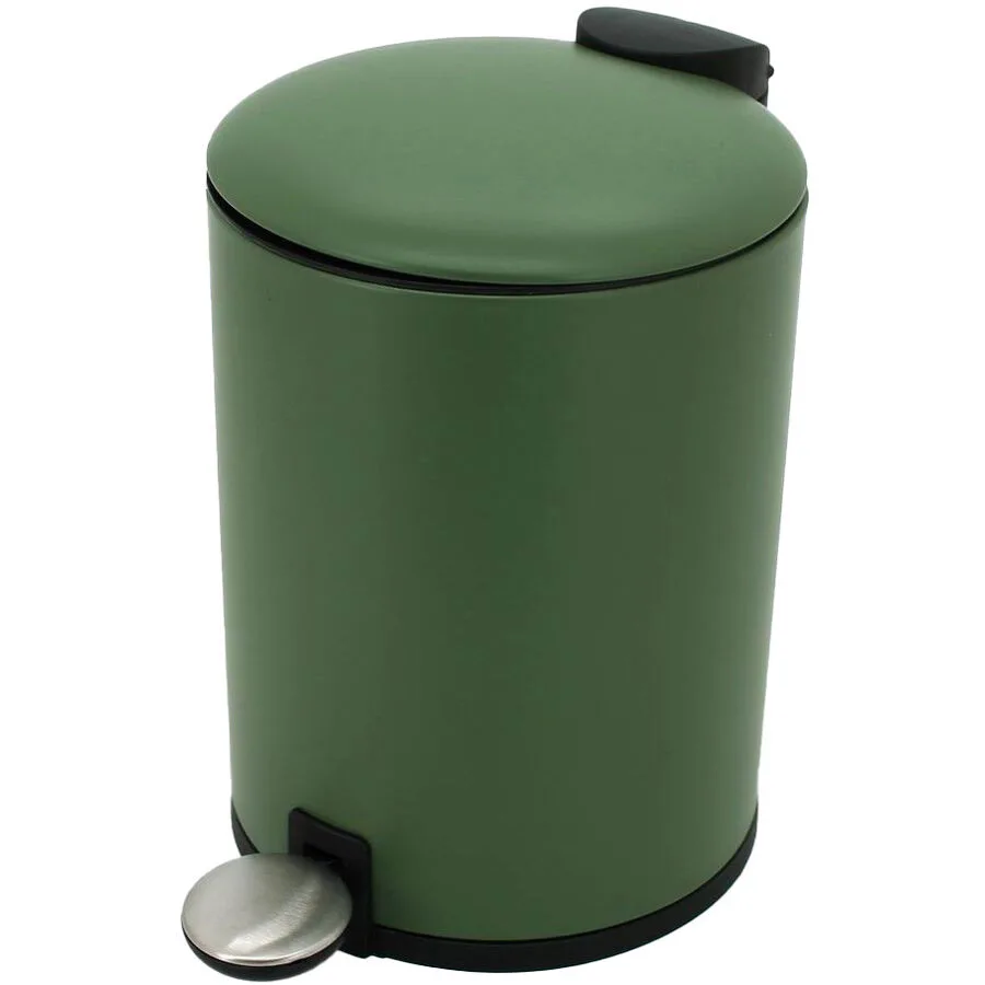 Treteimer Finn dunkelgrün Eisen B 16 cm 3 l