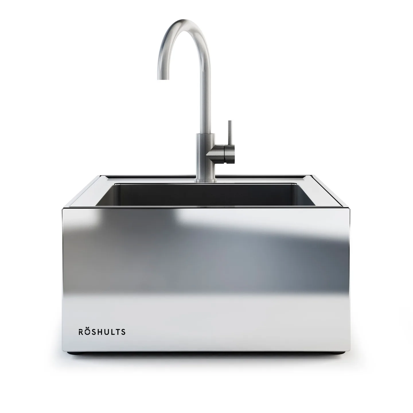Röshults - Module Sink X Brushed Stainless Steel - Utekök - Broberg & Ridderstråle