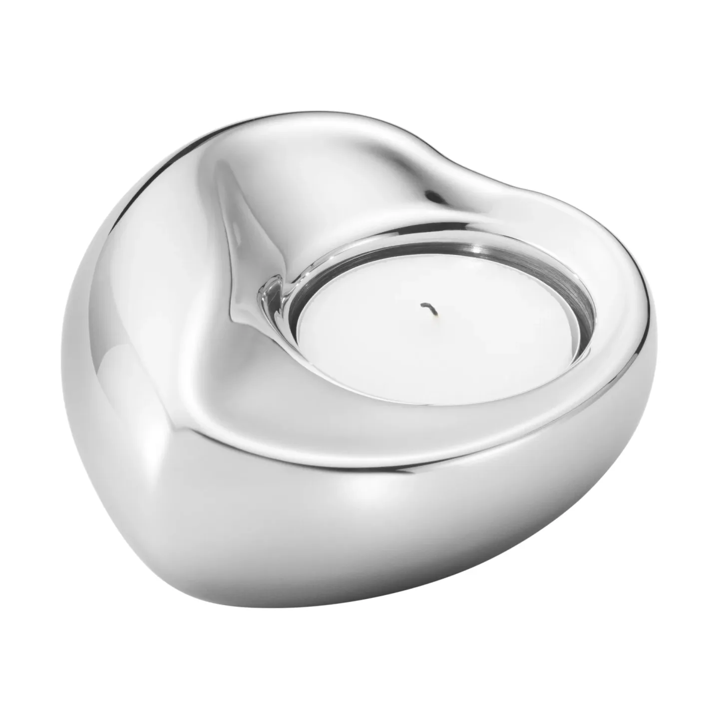Georg Jensen Georg Jensen Herz Windlicht Edelstahl
