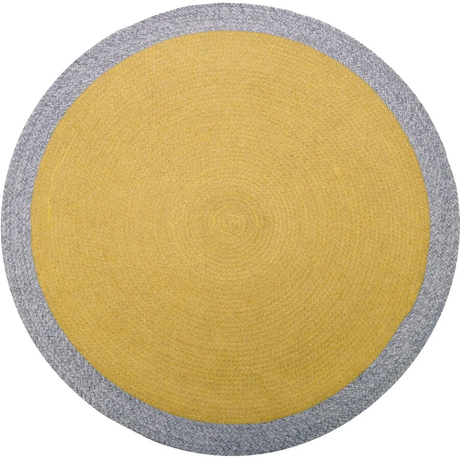Kinderteppich Trixibelle kurkuma Wolle 120 x 120 cm