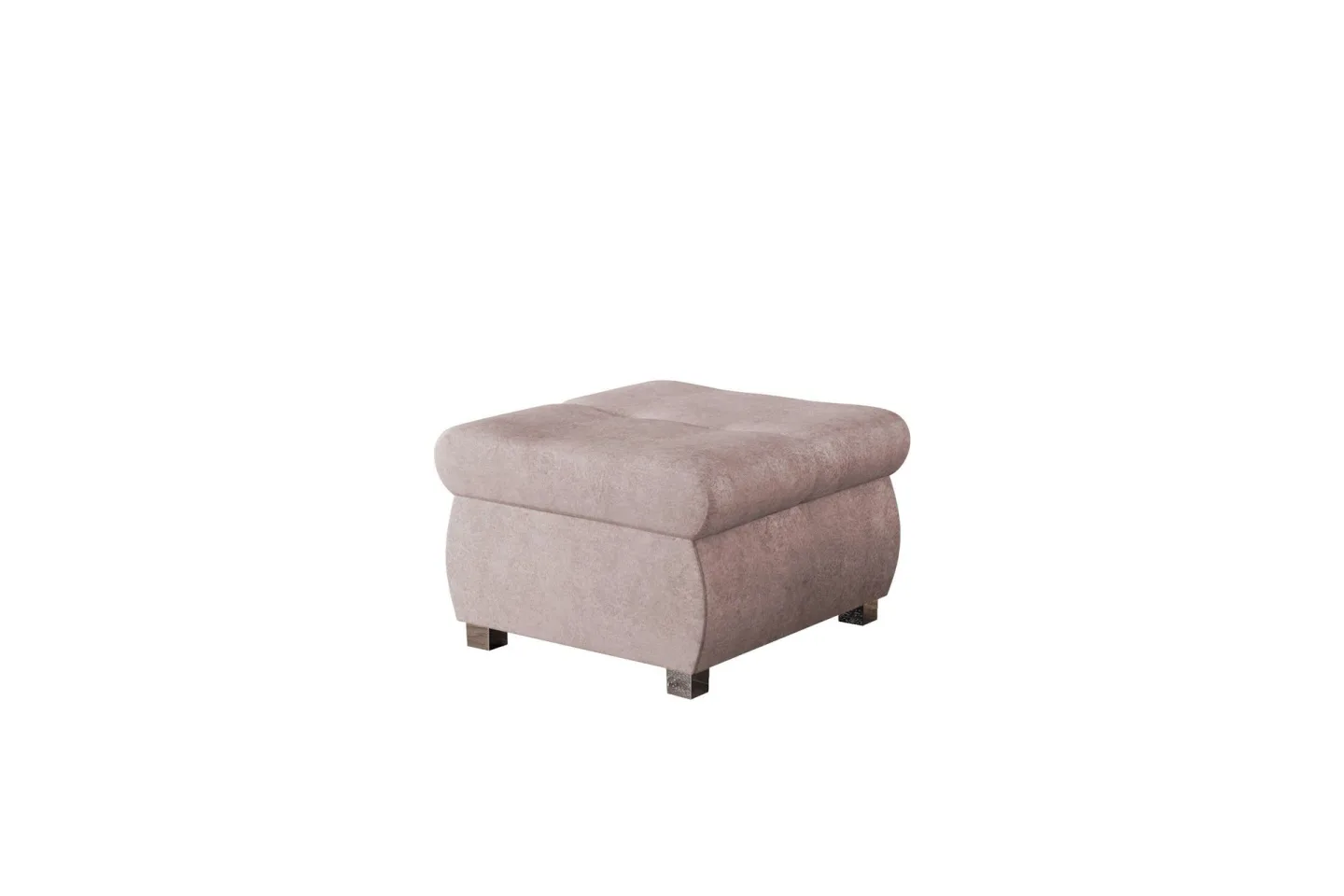 Cerys Fotpall 60 cm - Rosa
