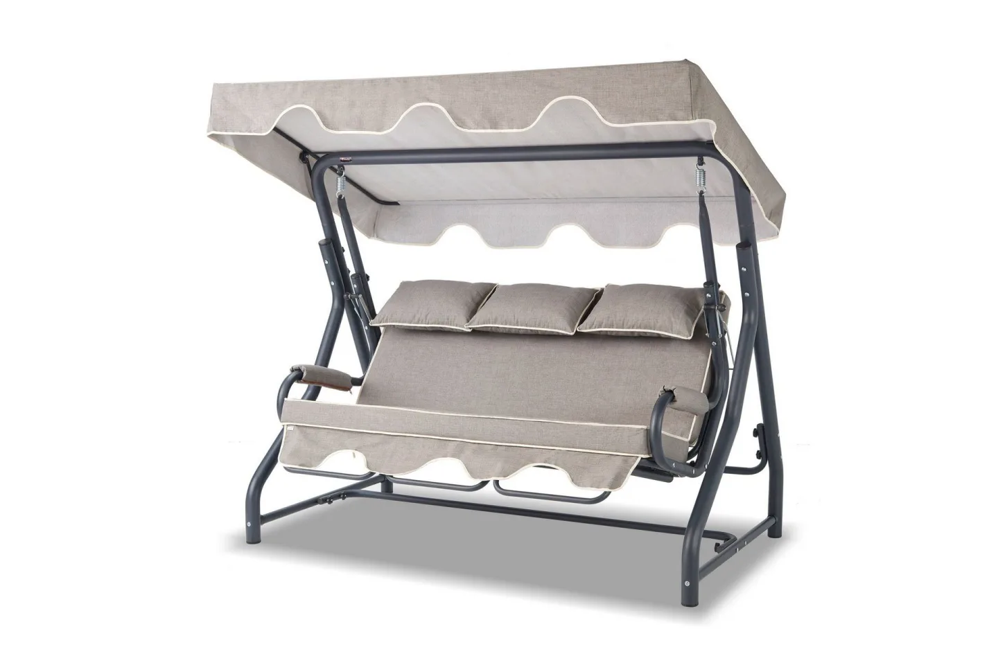 Icterina Komplett Hammock 200 cm - Antracit/Grå