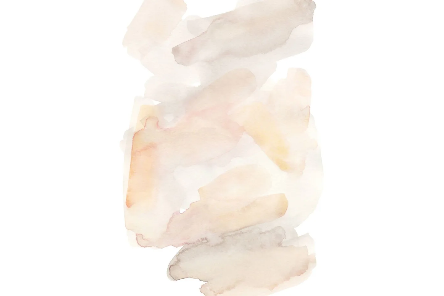 Poster Water colour 50x70 cm - Beige