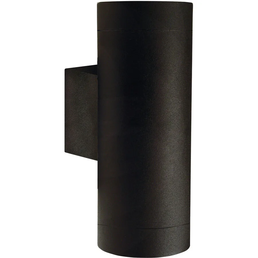NORDLUX Wandlampe aussen Tin Schwarz Metall 7.6 cm 19 cm