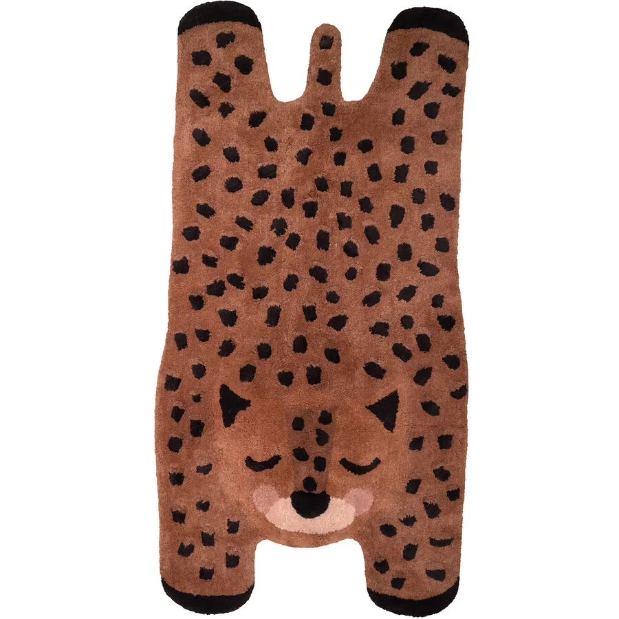 Kinderteppich Embla Baumwolle 65 cm 125 cm - Farbe: Toffee