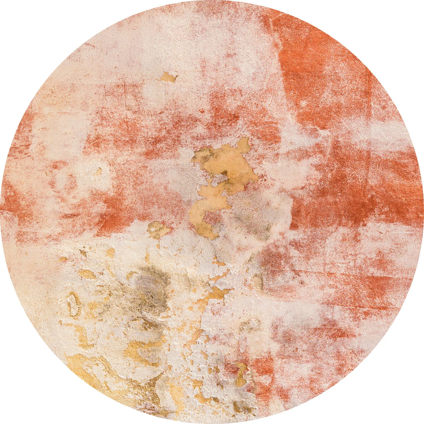 Rundt teppe - Periana (rosa/multi) (Størrelse: Ø 160 cm)