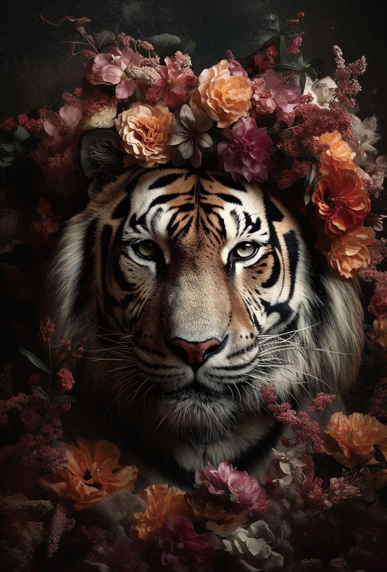 image LAND Glasbild Tiger Fowers | Schubiger Möbel