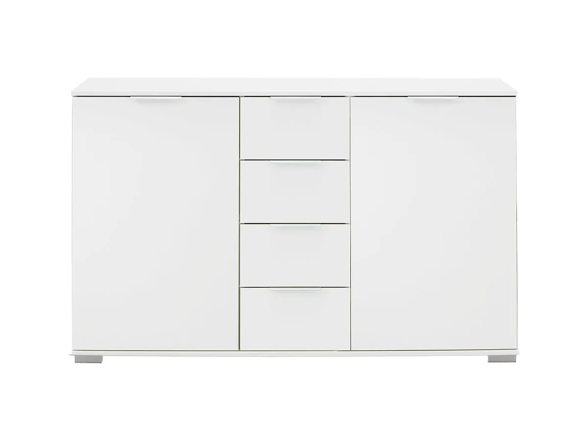 Sideboard weiß 130 cm mit 2 Türen - EASY PLUS