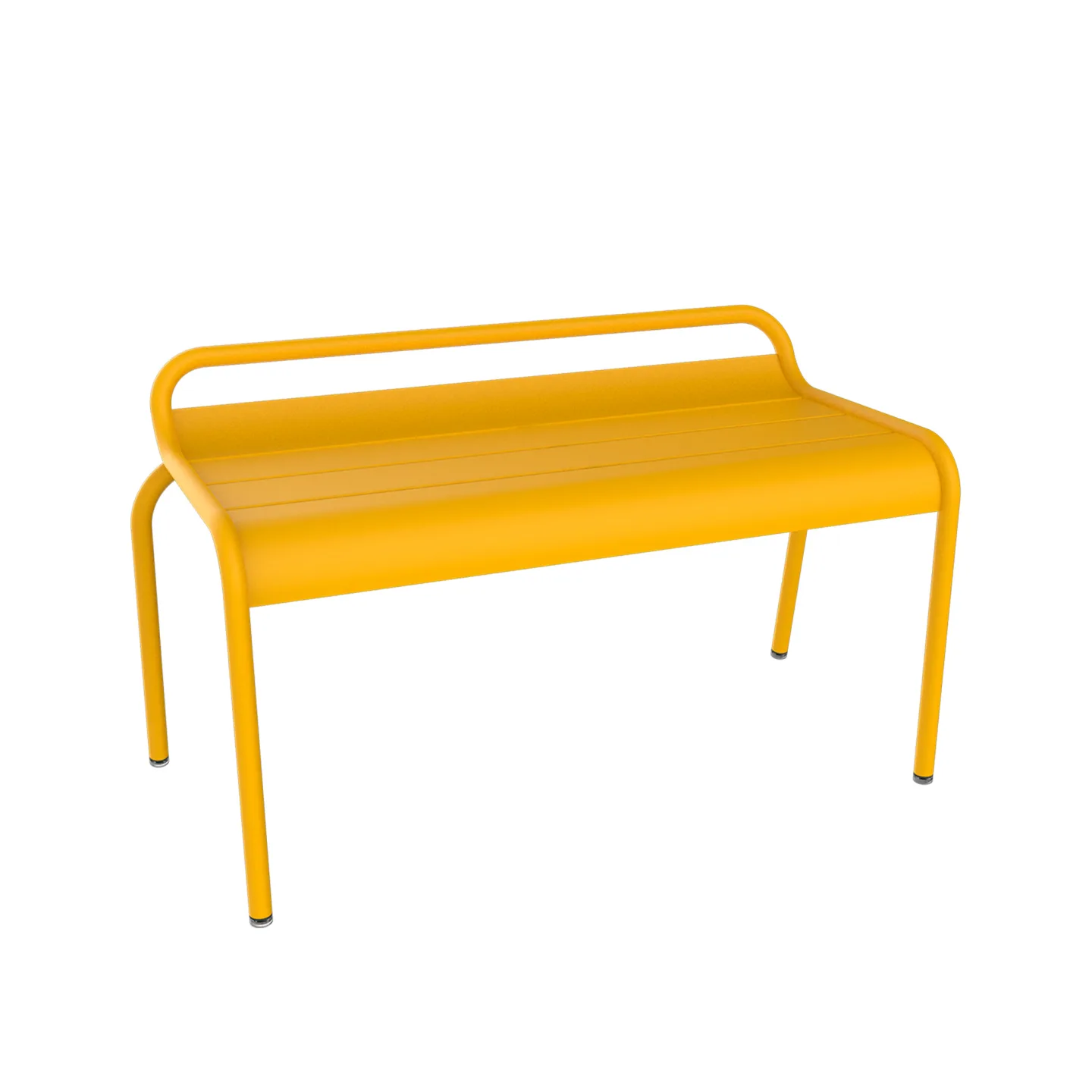 Fermob - Luxembourg Compact Bench - Honey - Trädgårdsbänkar - Frédéric Sofia - Gul