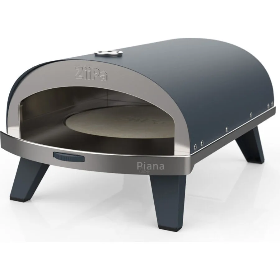 Pizzaofen ZiiPa blaugrau Edelstahl B 40 T 76 cm