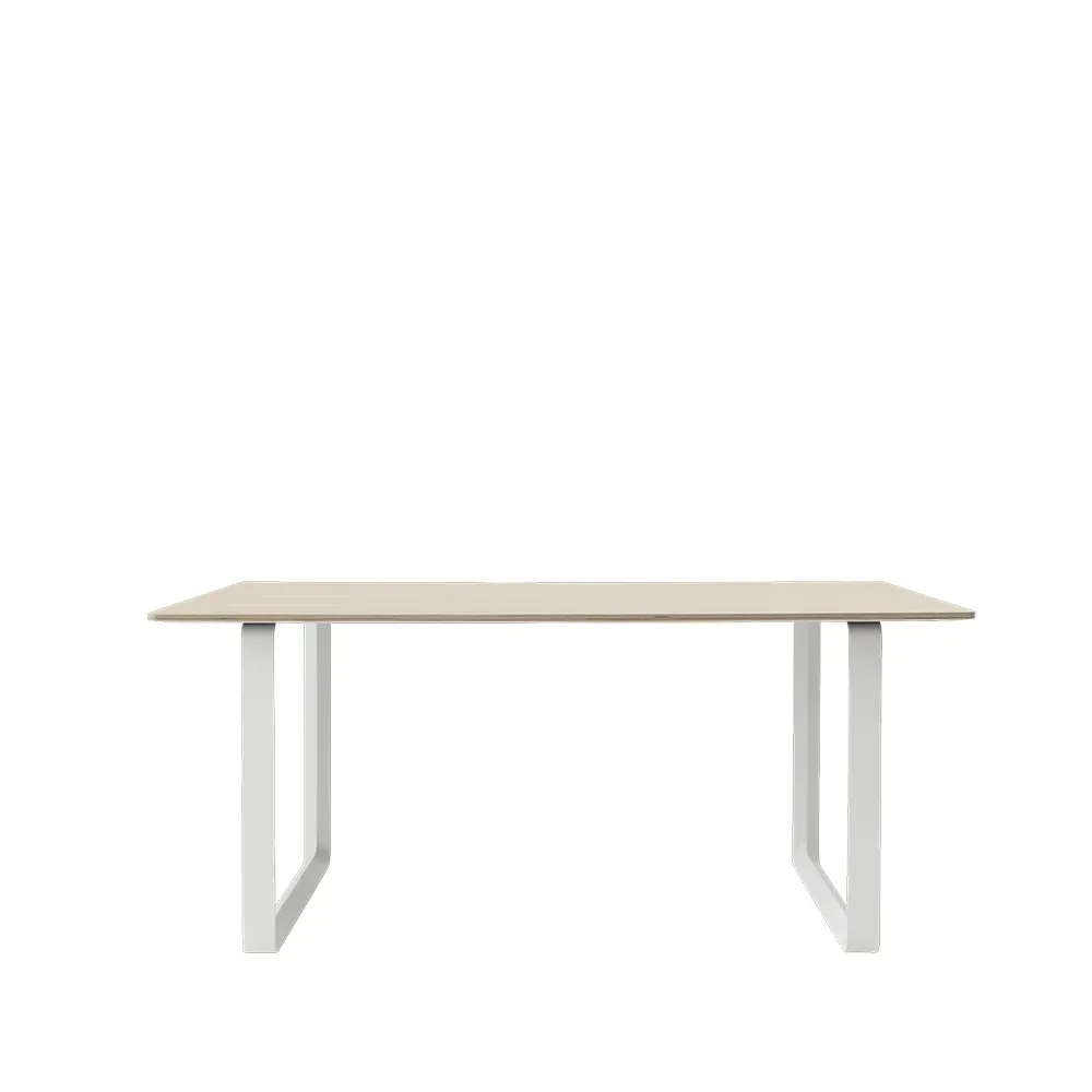 Muuto 70/70 matbord 170x85 cm Oak veneer-Plywood-White