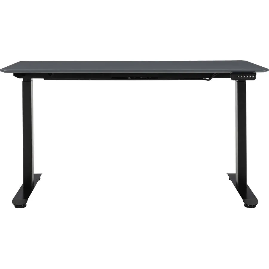 Schreibtisch Lario schwarz MDF Höhenverstellbar B 140 T 70 cm