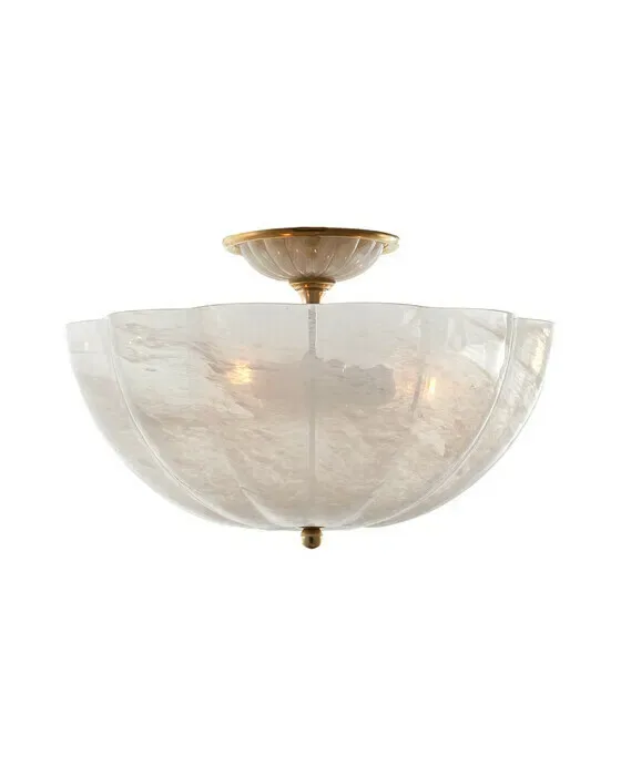 Rosehill loftlampe antik messing