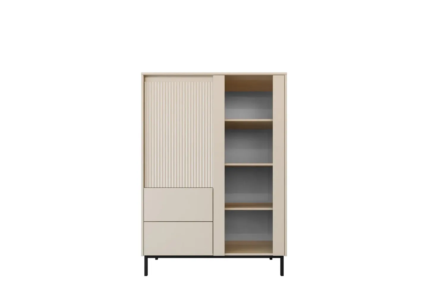Bjurholm Vitrinskåp 104x146 cm - Beige