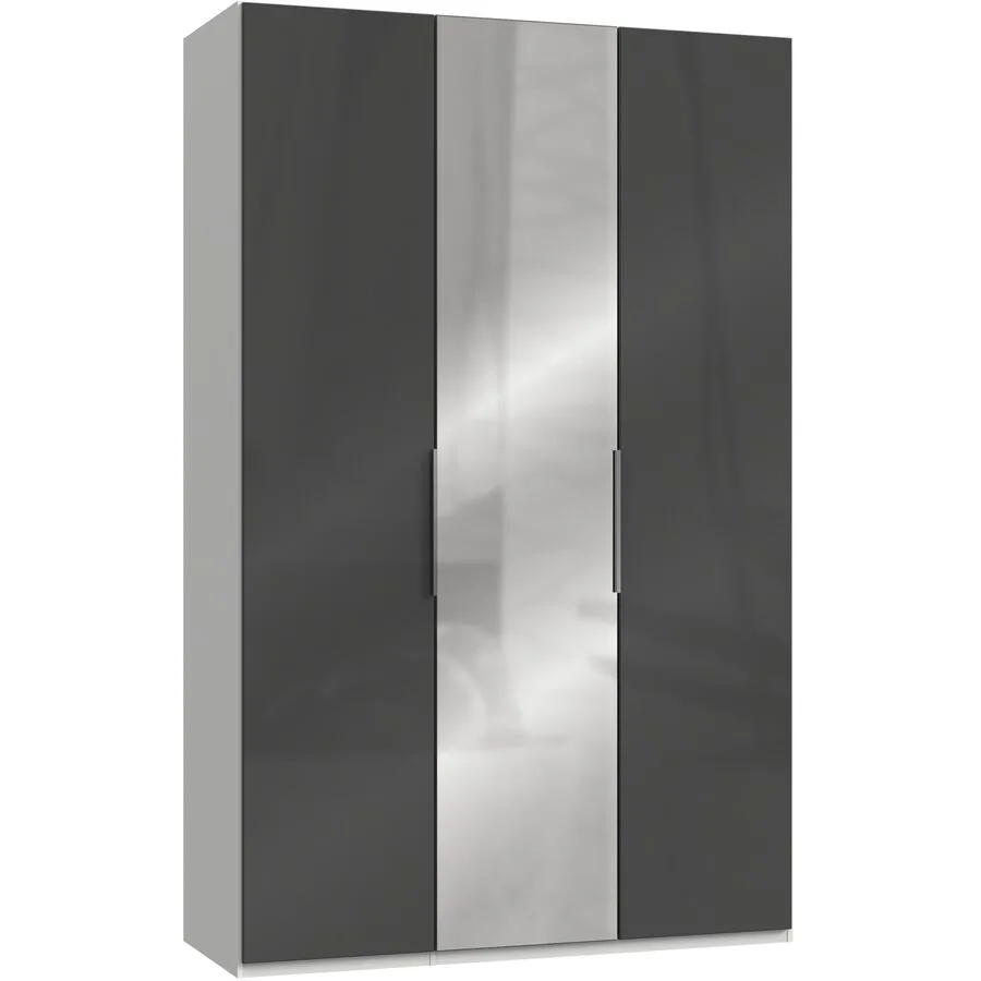 Kleiderschrank Sanko grau Holzwerkstoff B 150 cm