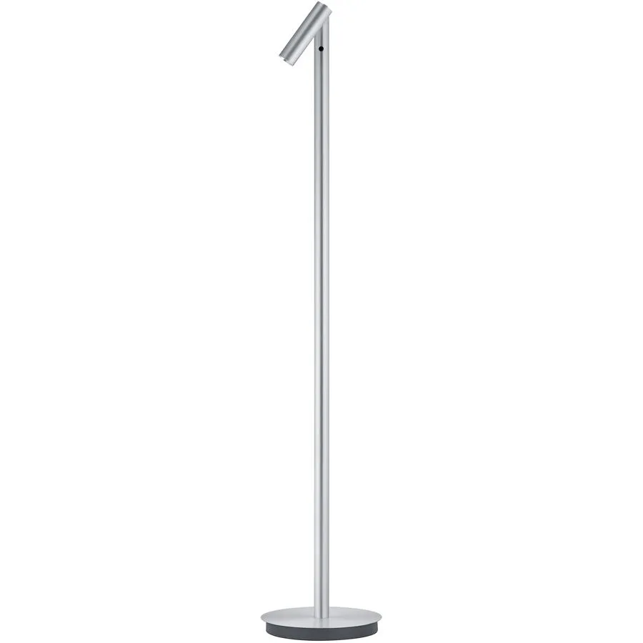 Designer-Stehlampe Bankamp POINT aluminium matt dimmbar H 125 cm - LED - Lichtfarbe: Extra warmweiss - Material: Aluminium/Stahl - Designer-Stehlampe-