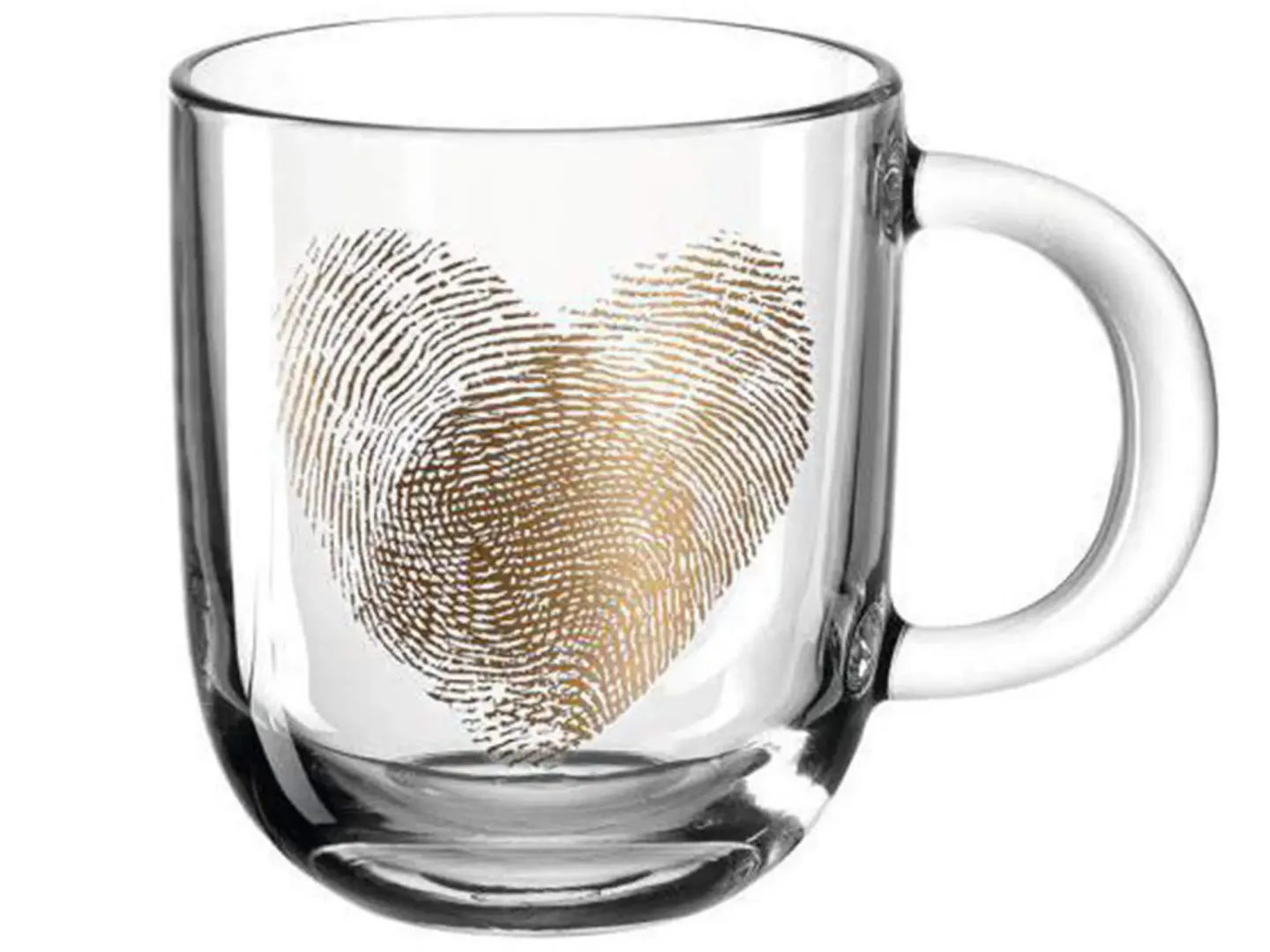 Alltron Kaffeetasse Emozione Heart 400 ml Transparent | Schubiger Möbel
