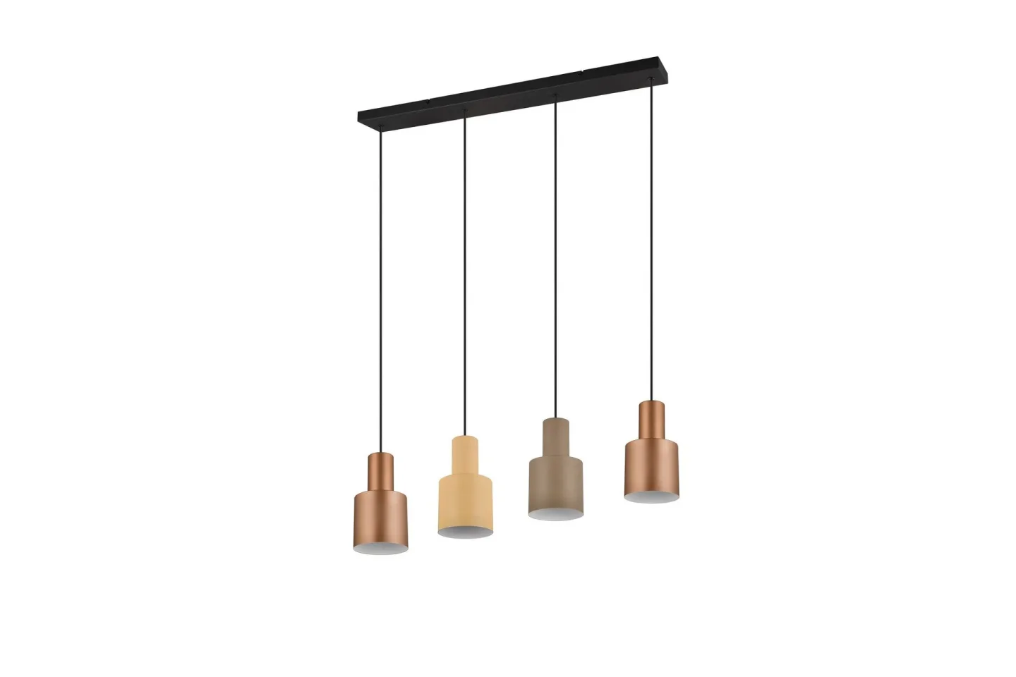 Agudo Taklampa 4L E27 flerfärgad - Flerfärgad