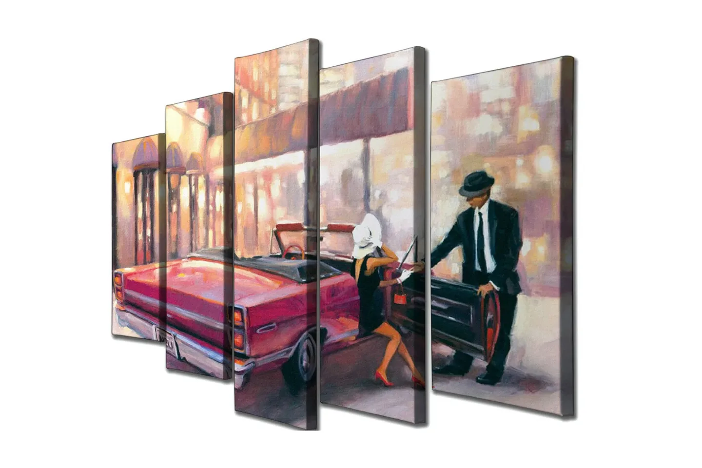 Väggdekor Canvas Målning 5 Delar -