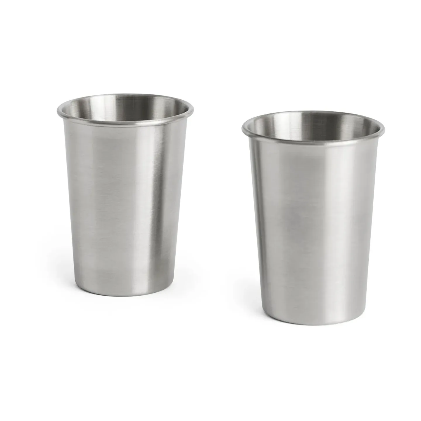 HAY Outdoor Market Becher Edelstahl, 400 ml, 2er Pack