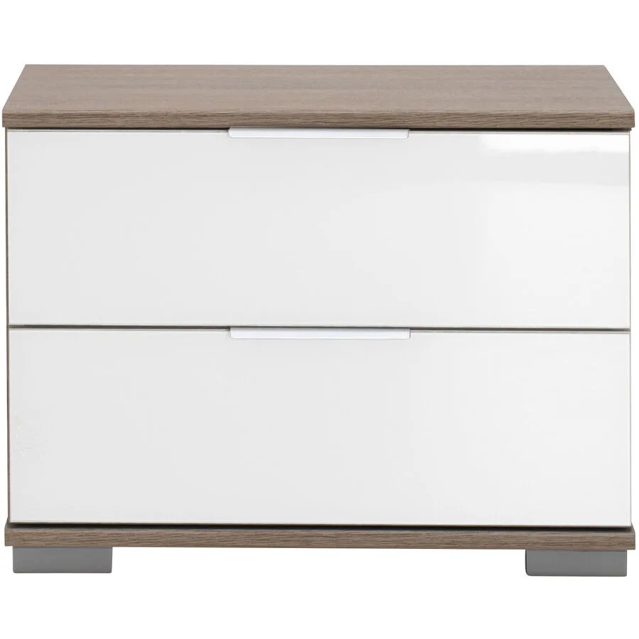 Nachttisch Peyton C weiss Holzwerkstoff B 52 H 40 cm