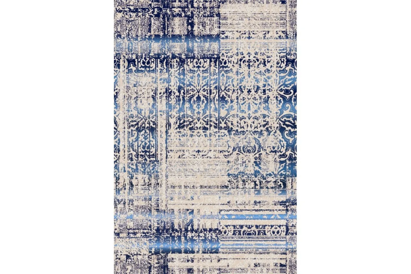 Hallmatta Stribor Blå - 80 x 150 cm