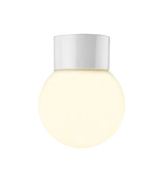 Ifö electric - Classic Glob Ø15 - Badrumslampa - Vit