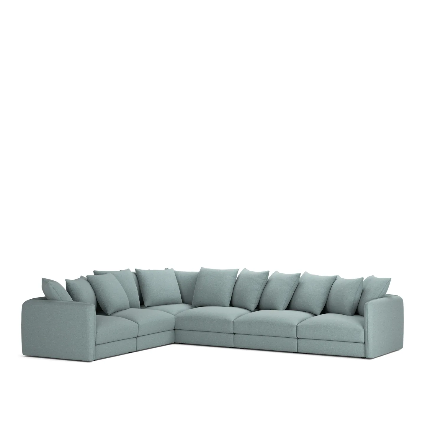 NOGA - Pavarotti 6-Seater Corner, Removable Cover, Cushion Variant 01, Lario 12 - Soffor - Blå