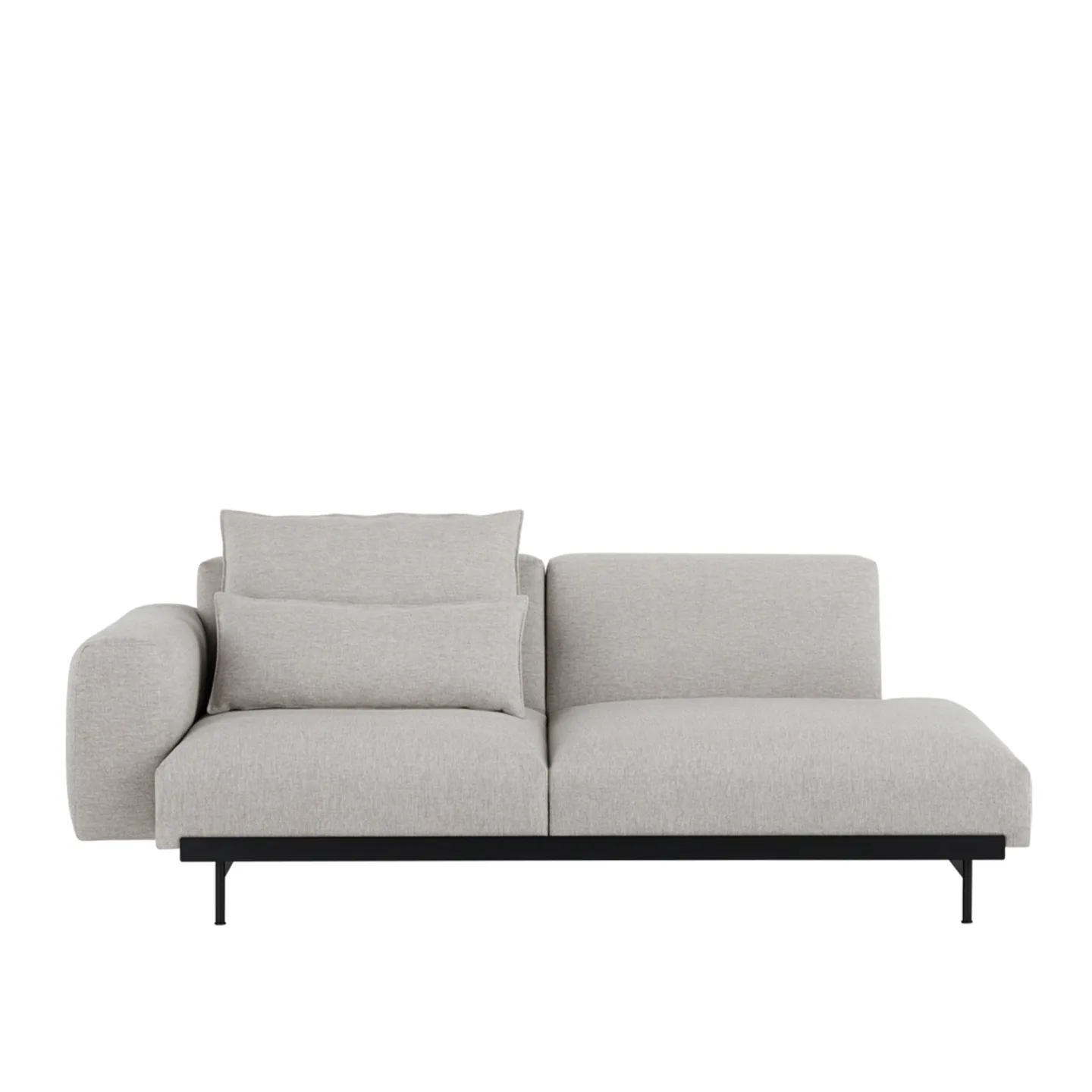 Muuto - In Situ Modular Sofa 2 Seater Configuration 3, Clay 12 - Soffor - Anderssen & Voll - Grå