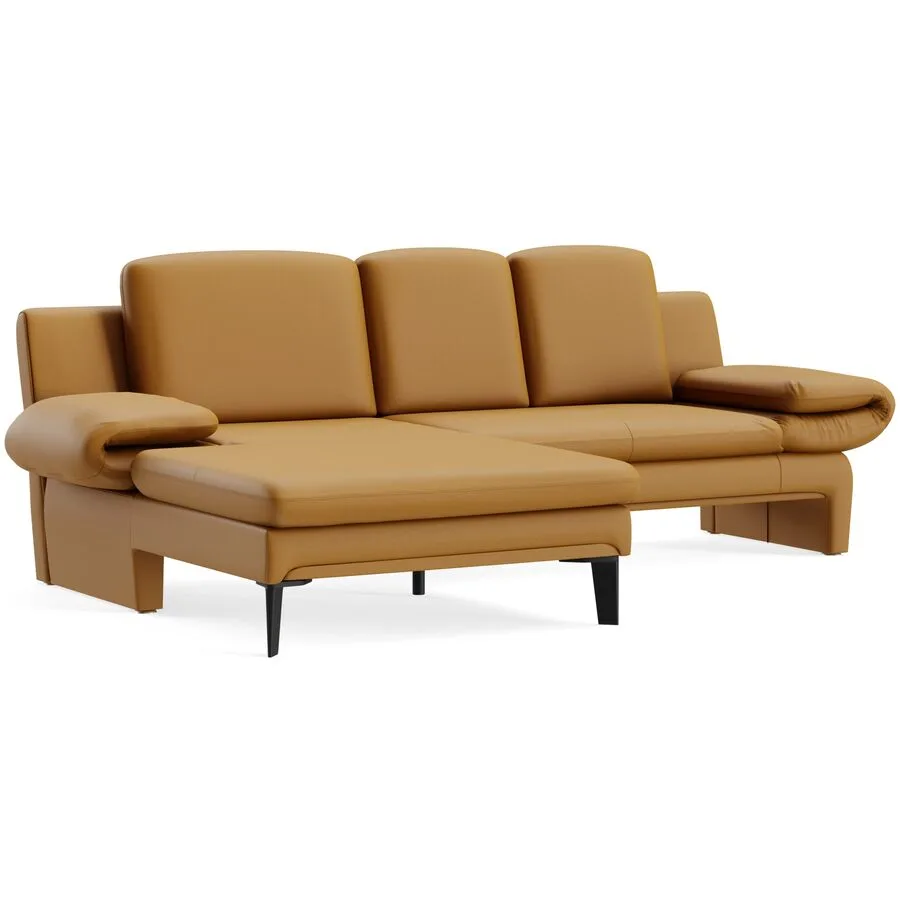 Ecksofa Astra Links Touch - 852 senf B 321 T 168 cm - Möbel Konfigurator: Traummöbel individuell zusammenstellen