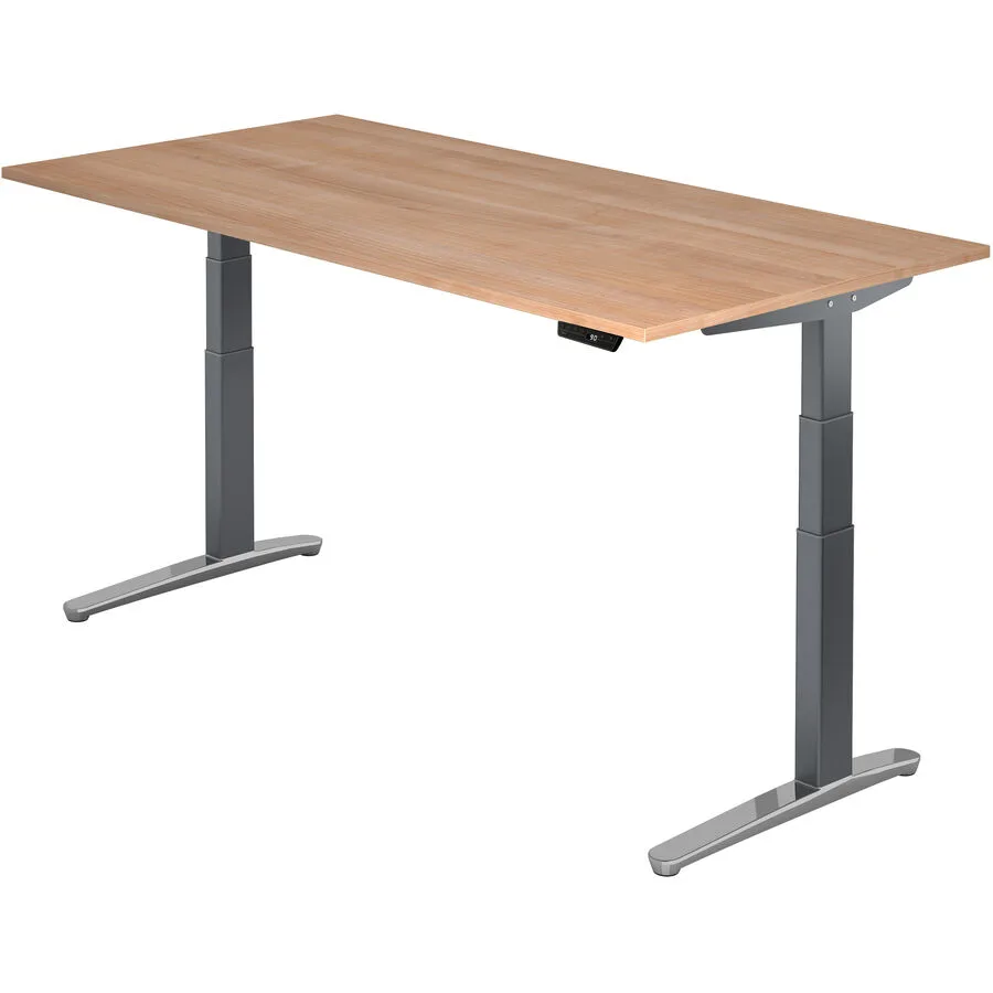 Schreibtisch Office Nussbaum Dekor Holzwerkstoff B 200 T 100 cm