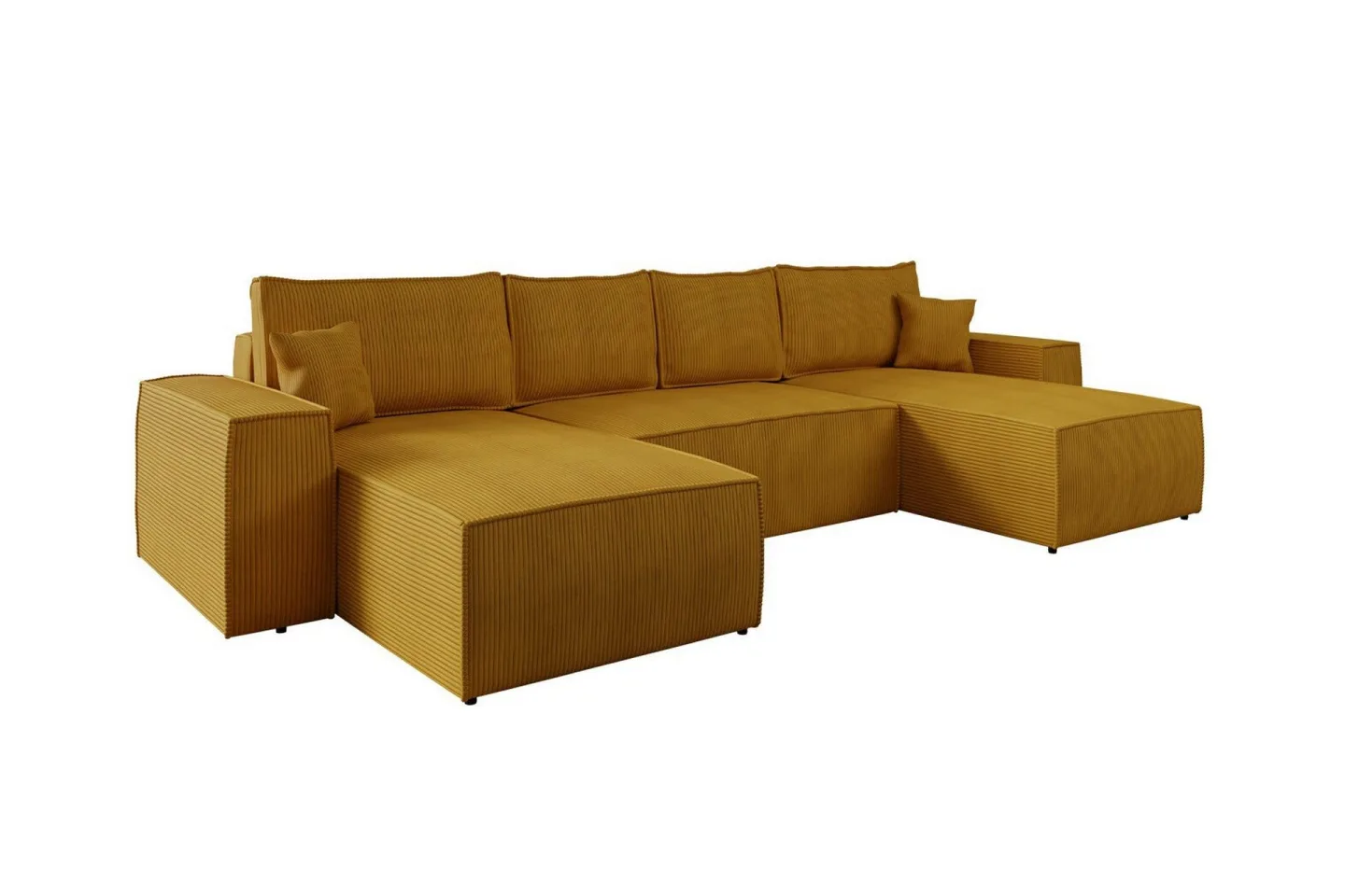 Knocklong 4-sits Hörnbäddsoffa Yellow -
