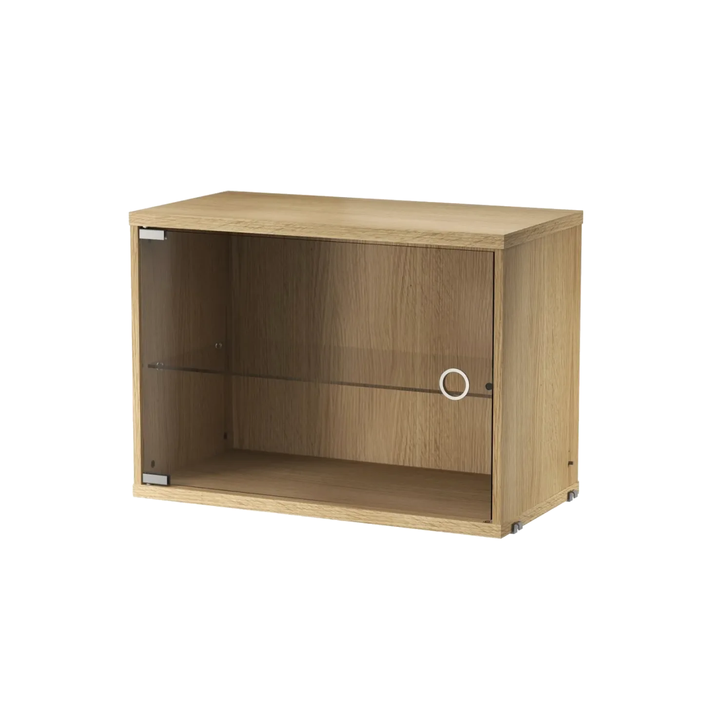 String String Vitrinenschrank Eiche, 58x30 cm