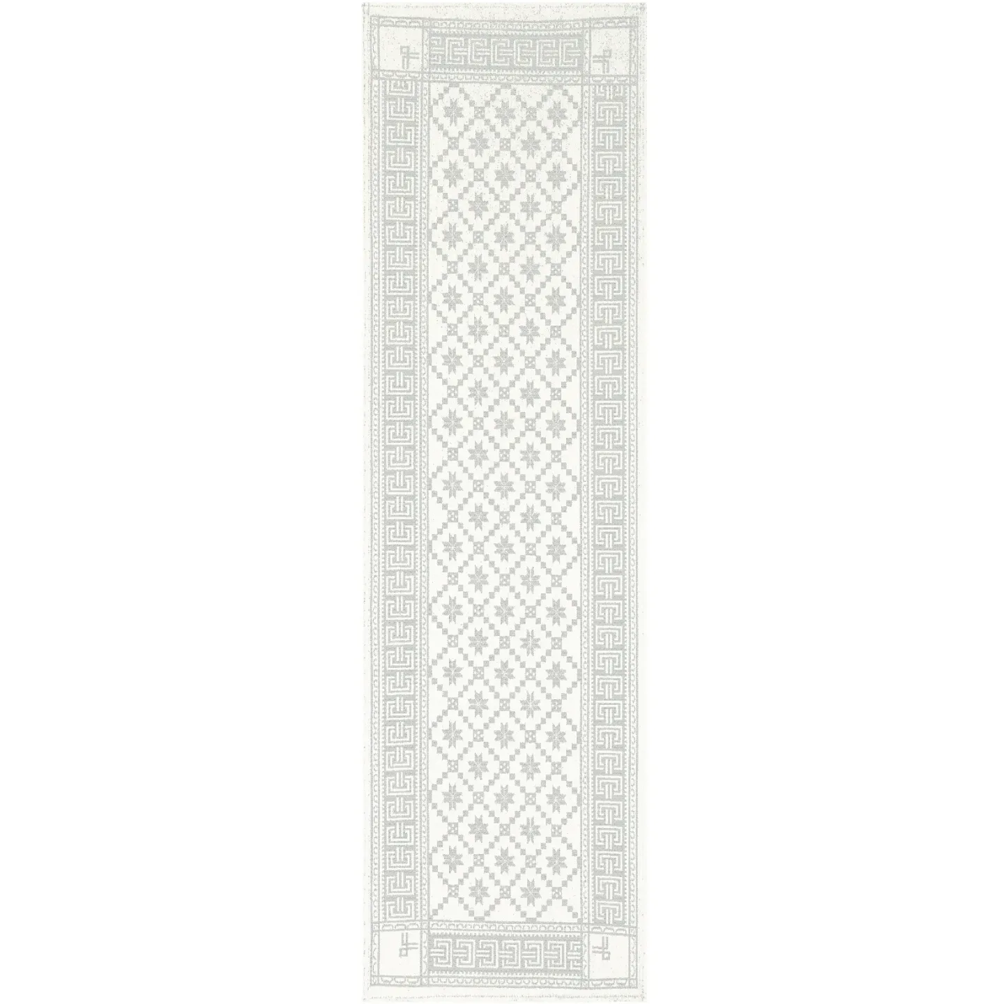 Ekelund Linneväveri Åttebladrose bordslöpare 50x150 cm Beige
