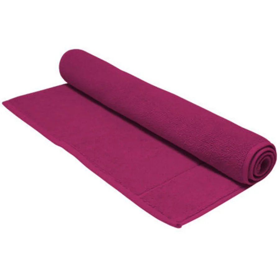 Living Home Badteppich Softfeel Beere Baumwolle 50 x 80 cm Rechteckig