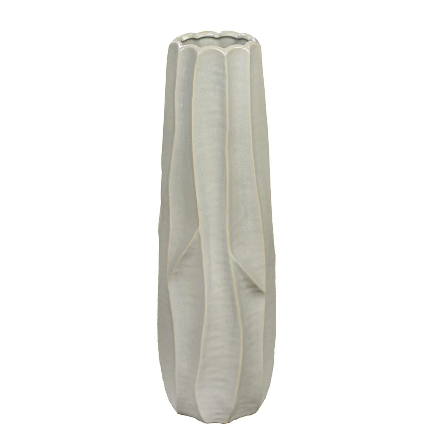 Gilde Vase Fortuna Keramik Grün H: 49 cm | Schubiger Möbel