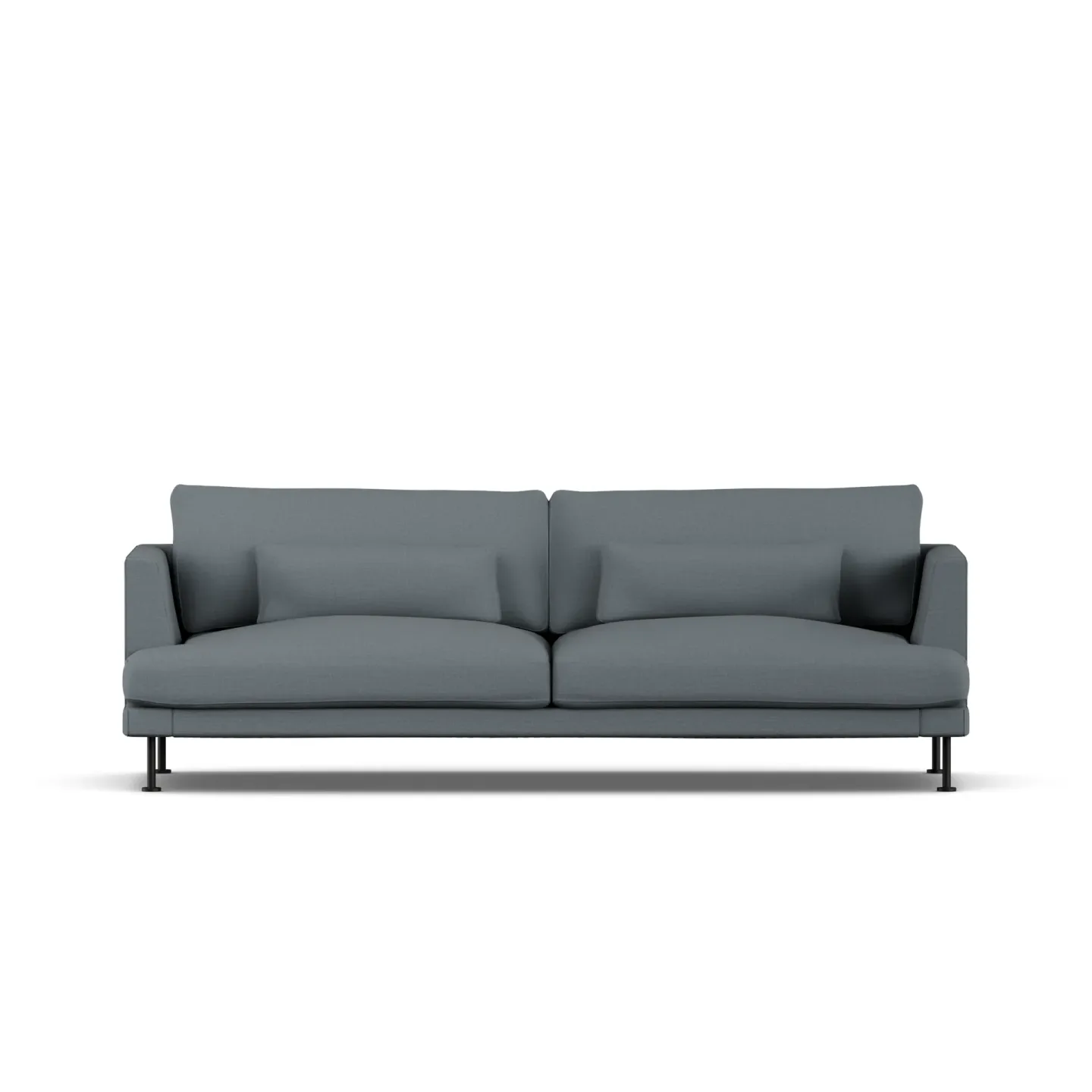 1898 Bredhult soffa Same Blue 6678-svart stål, 3-sits