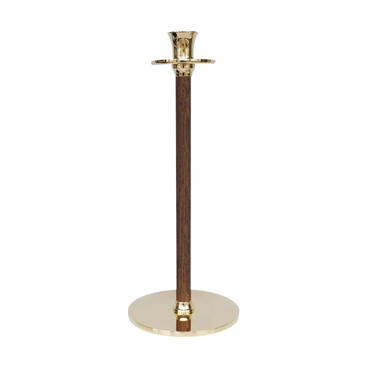 Hilke Collection Alto Basso Kerzenhalter 30 cm Messing