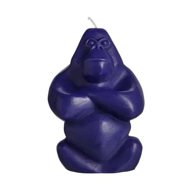 Kosta Boda Gabba Gabba Hey Kerze 11,5 cm Blau